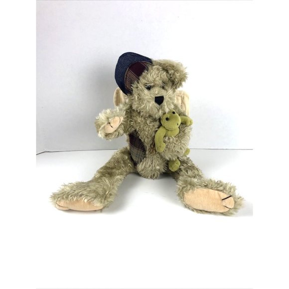 Bearington Bear Collection Vintage Michael with Frog 14" - Picture 3 of 10